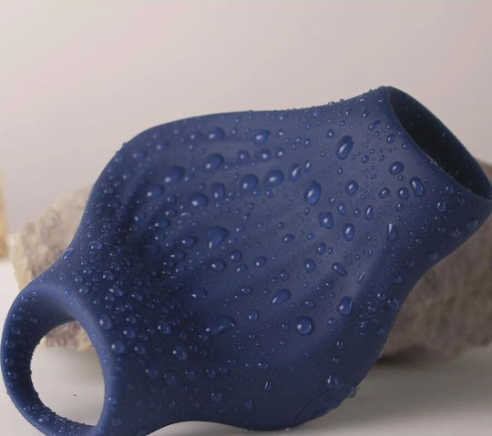 Rocks Off Palm Vibrator Finger with Remote Control 12.3cm Blue