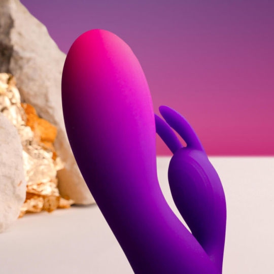 Rocks Off Glo Δονητής Rabbit 17.1cm Μωβ