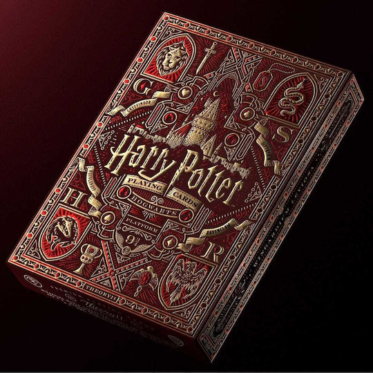 Theory11 Harry Potter Τράπουλα Harry Potter Πλαστική για Poker Κόκκινη Red (Gryffindor)