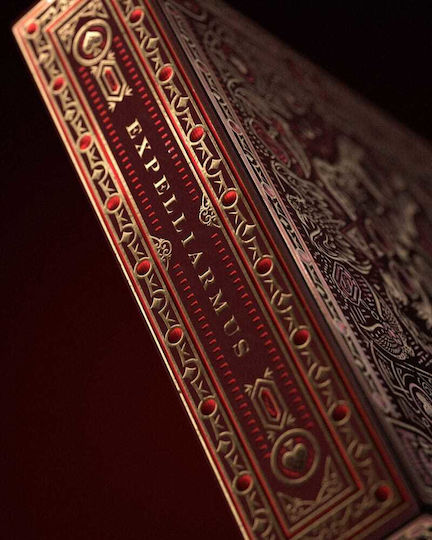 Theory11 Harry Potter Τράπουλα Harry Potter Πλαστική για Poker Κόκκινη Red (Gryffindor)