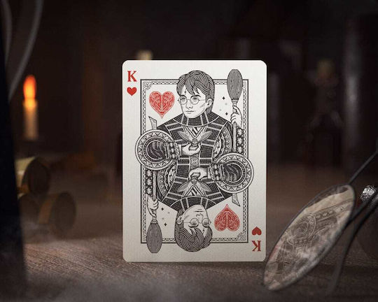 Theory11 Harry Potter Τράπουλα Harry Potter Πλαστική για Poker Κόκκινη Red (Gryffindor)