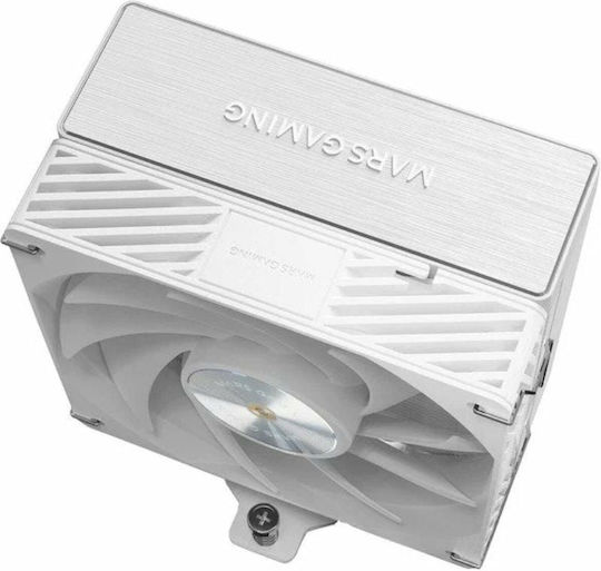 Mars Gaming MCPUX5W CPU Cooling Fan for AM4/AM5/1200/115x Socket White
