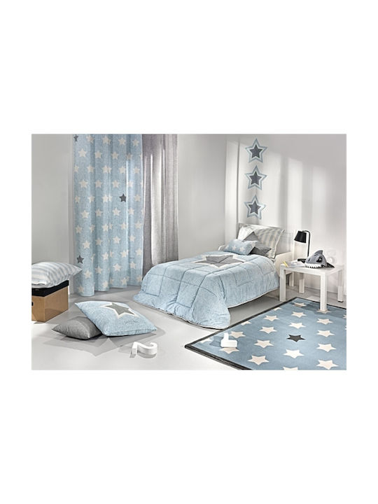 Saint Clair Kids Grommet Top Curtain Pirineo Blue 160x240cm