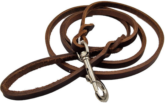 ByLeather Λουρί/Οδηγός Σκύλου Δερμάτινο σε Καφέ χρώμα