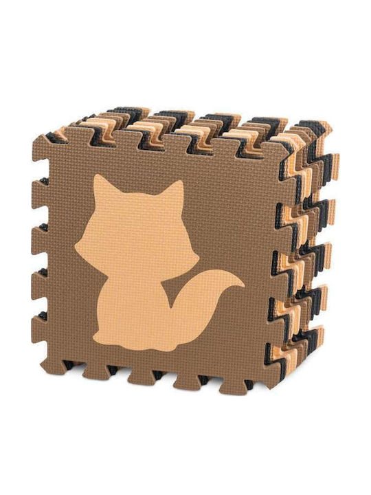 Kruzzel Interactive Floor Puzzle with Animals 9 Pieces