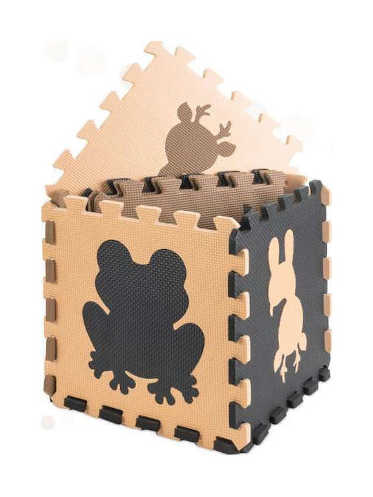 Kruzzel Interactive Floor Puzzle with Animals 9 Pieces