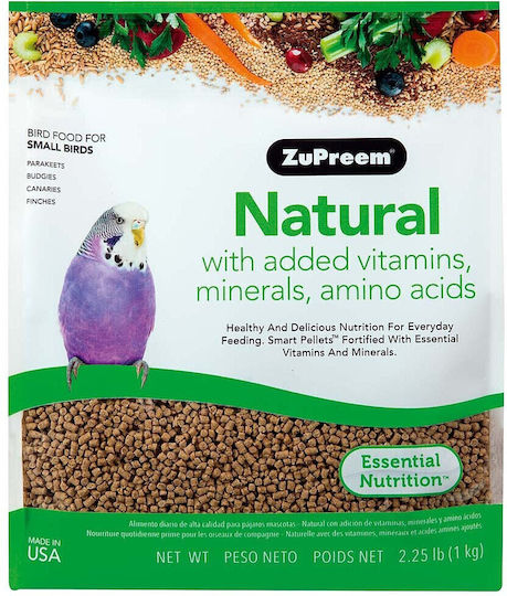 Zupreem 1 Kilo Vogelfutter Pellet Für Wellensittiche