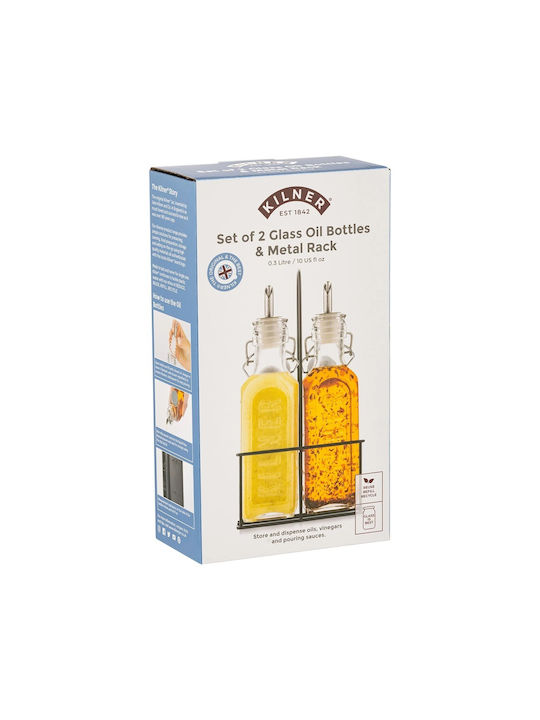 KIlner Oil & Vinegar Set Glass with Flow 300ml
