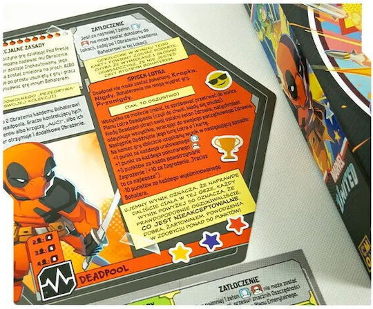 Game Expansion Marvel United: Deadpool (PL) for 1-5 Players 14+ Years Old (PL) Portal Games