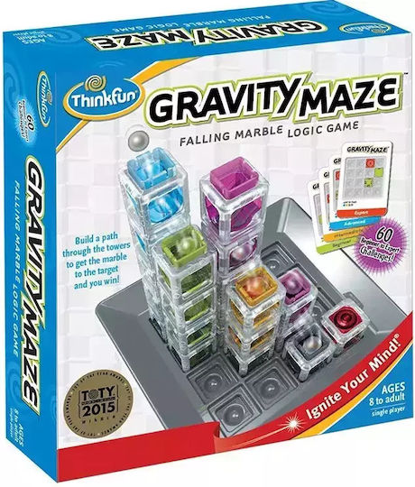 Board Game Gravity Maze for 1 Player 8+ Years Old (PL) Think Fun