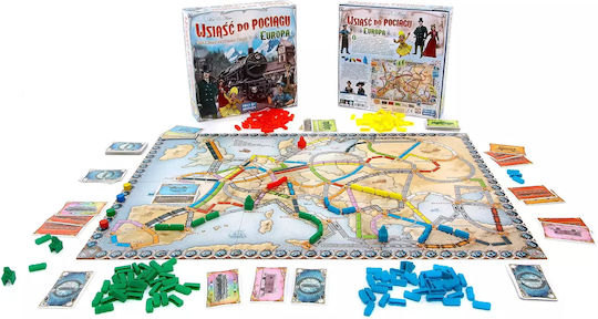 Board Game Ticket to Ride Europe (PL) for 2-5 Players 8+ Years Old (PL) Rebel Games