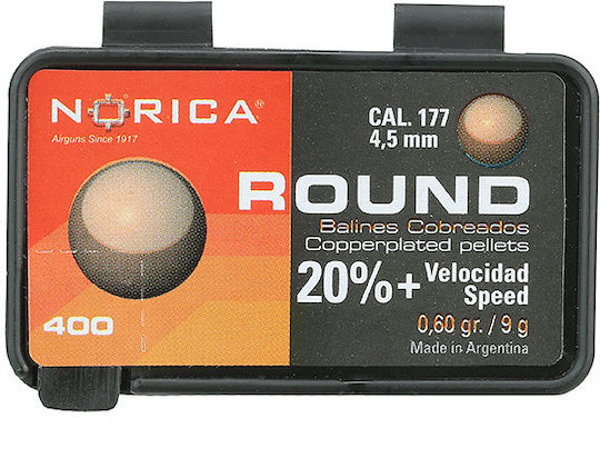 Βολίδες Norica Round 4,5mm 400τμχ