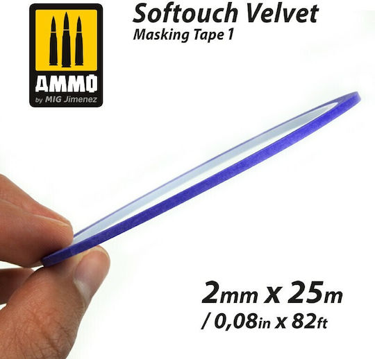 Softouch Velvet Masking Tape 1 2mm X 25m