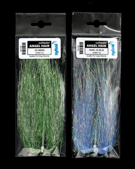 Synthetic Fibers Saltwater Angel Hair Holographic Gold Sybai
