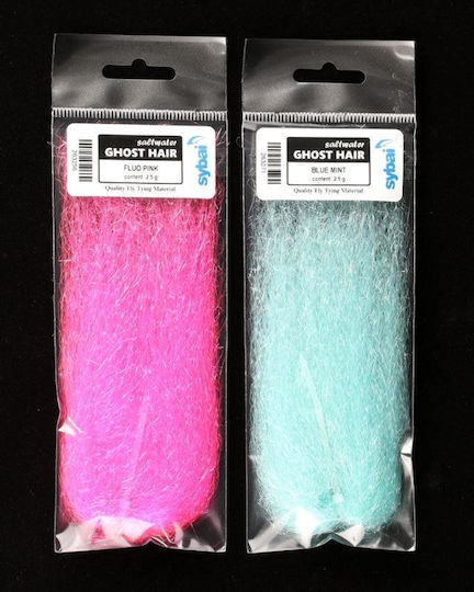 Synthetic Fibers Saltwater Ghost Hair Fluo Salmon Sybai