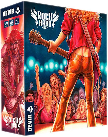 Brettspiel Rock Hard: 1977 für 2-5 Spieler 14+ Jahre (EN) Devir