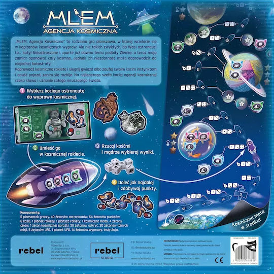 Board Game Harmonious Celestial Orb Essence for 2-5 Players 8+ Years Old (PL) Rebel Games