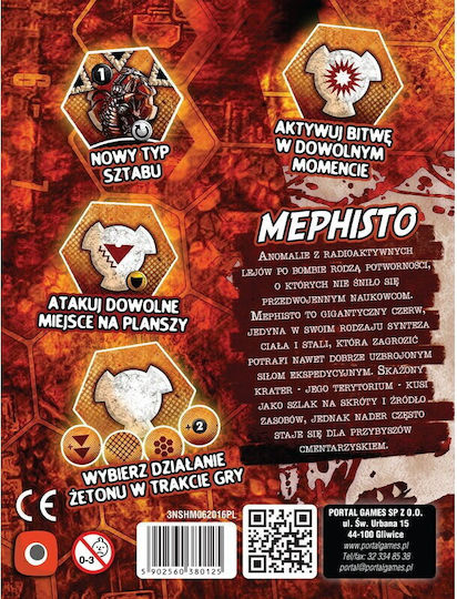 Επιτραπέζιο Παιχνίδι Neuroshima Hex Mephisto 10+ Ετών (EN)