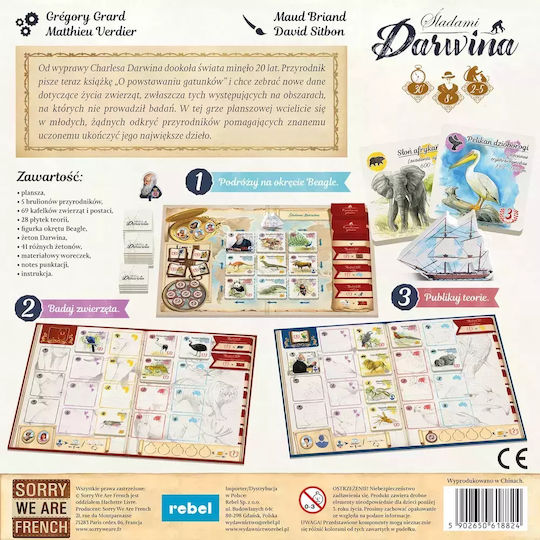 Board Game Evolutionary Insight Compendium for 2-5 Players 8+ Years Old (PL) Rebel Games