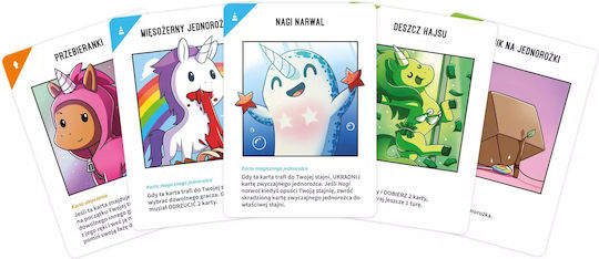 Board Game Unstable Unicorns (PL) for 2-4 Players 18+ Years Old (PL) Rebel Games