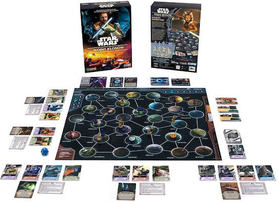 Επιτραπέζιο Παιχνίδι Star Wars Clone Wars (pl) για 1-5 Παίκτες 14+ Ετών Rebel Games