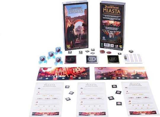 Game Expansion 7 Wonders (Second Edition): Cities (pl) for 3-7 Players 10+ Years Old (PL) Rebel Games