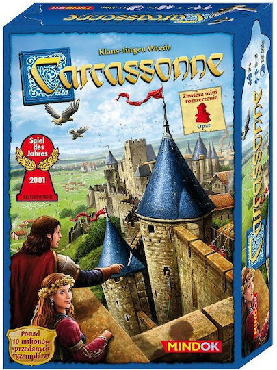 Board Game Carcassonne (PL) for 2-5 Players 7+ Years Old (PL) Bard