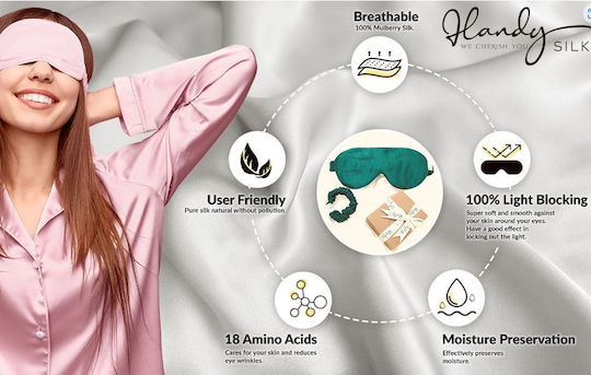 Handy Silk Silky Χειροποίητη Schlafmaske