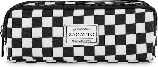 Zagatto Несесер Цилиндрична с 3 Отделения Бяла