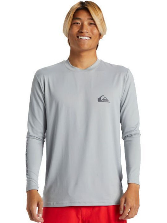Quiksilver Everyday UPF 50 Men's Long Sleeve Sun Protection Shirt Grey