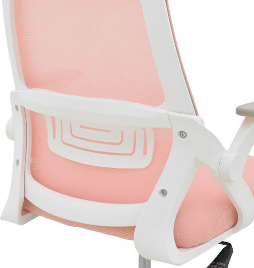 Pakketo Peja Office Chair Pink-frame White