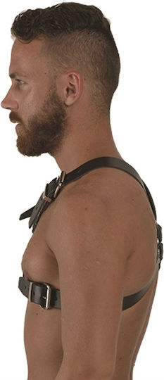Mister B Ανδρικό Harness Μαύρο