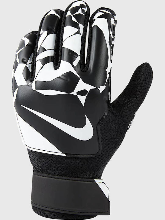 Nike MATCH Голмански ръкавици Детски Черен