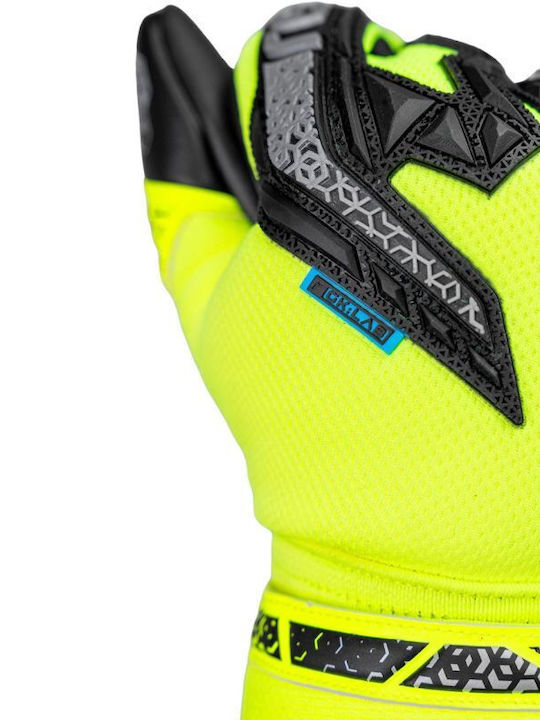Reusch Attrakt Freegel Kids Goalkeeper Gloves Yellow