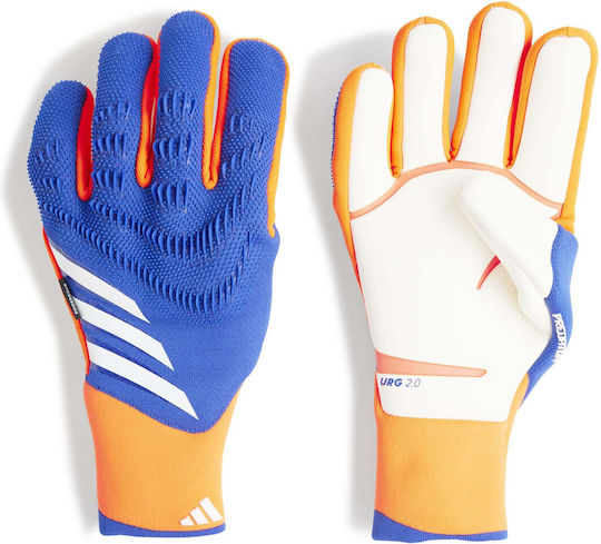 adidas Predator Pro Fingersave Adults Goalkeeper Gloves Blue