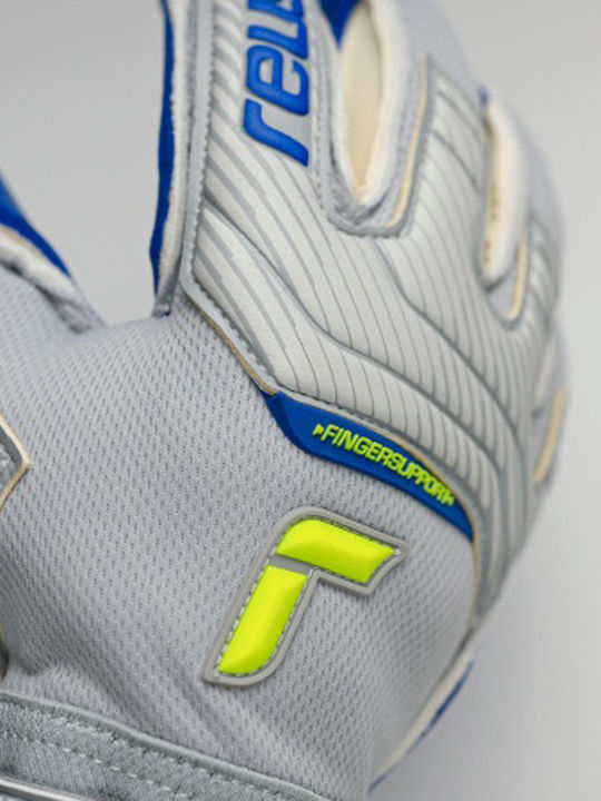 Reusch Attrakt Gold X Evo Adults Goalkeeper Gloves Gray