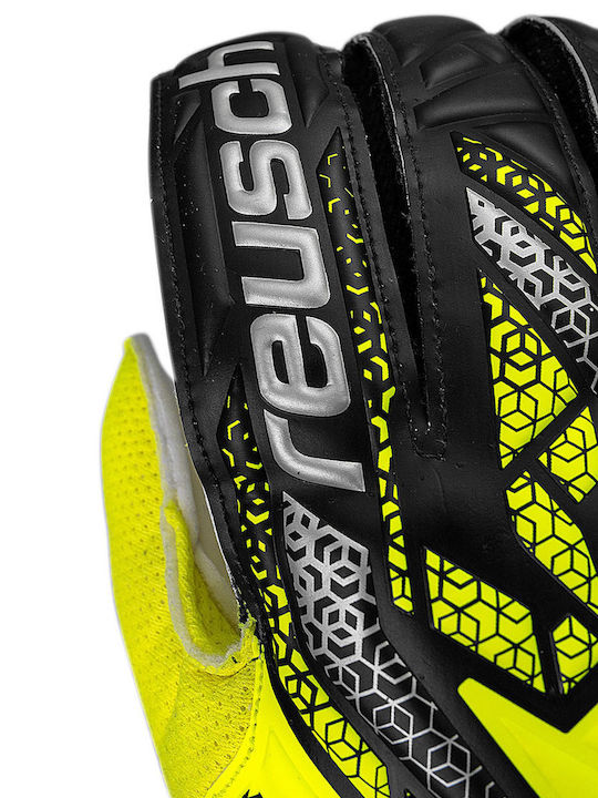 Reusch Attrakt Solid Γάντια Τερματοφύλακα Ενηλίκων Κίτρινα
