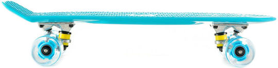 Fish Skateboards Mini Cruiser Led 6" Complete Penny Board Μπλε