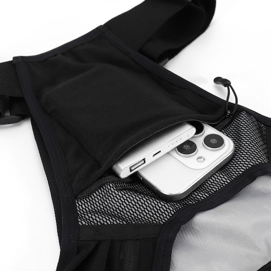 Wozinsky Wkdb1 Reflective Running Vest Black