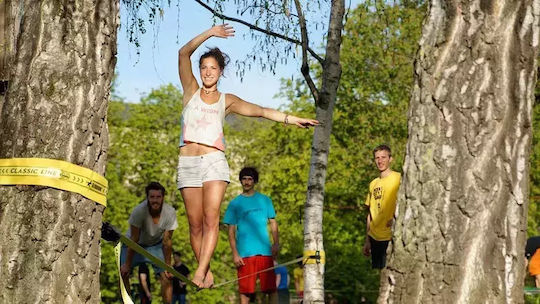 Gibbon Slacklines Ιμάντας Ισορροπίας Κίτρινος