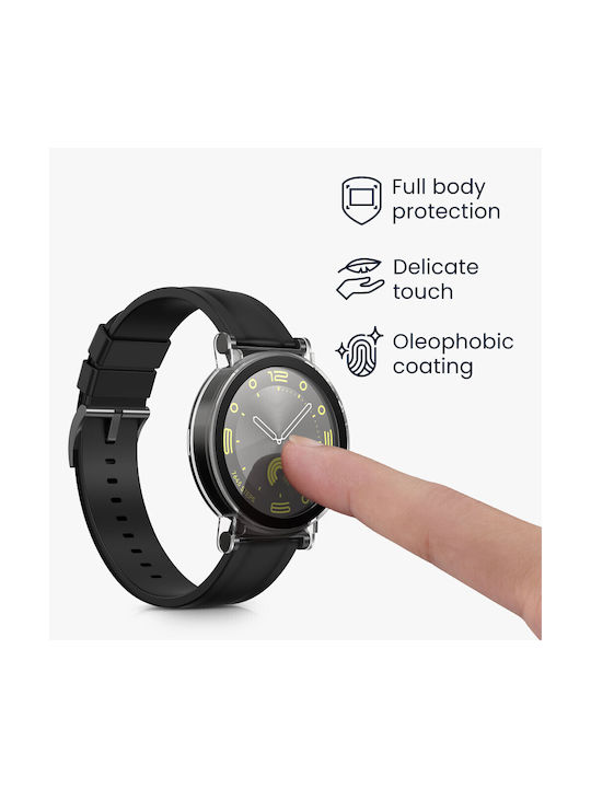 KWmobile Пластмасов Калъф в Прозрачен цвят за Huawei Watch GT 4 (41 мм)