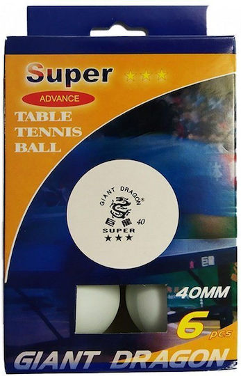 Αθλοπαιδιά 012.23023 Μπαλάκια Ping Pong 3-Star 6τμχ