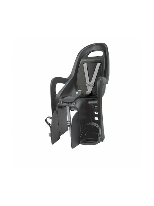 Polisport Groovy Rear Kids Bicycle Seat Luggage Rack Gray
