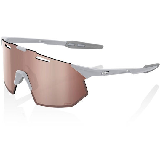 100% Fahrradbrillen Hypercraft SQ mit Gray Rahmen und Mehrfarbig Linsen