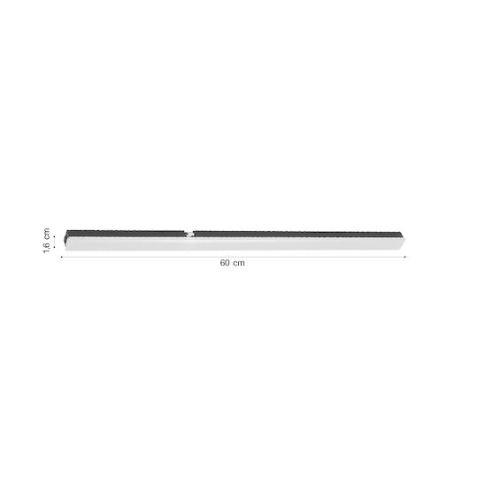Inlight Commercial Linear LED Ceiling Light 12W Warm White L60xY1.6cm