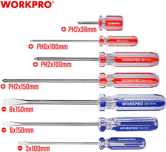 WorkPro Σετ 7 Κατσαβίδια