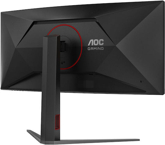 AOC CU34G4 Ultrawide VA HDR Curved Monitor 34" QHD 3440x1440 180Hz με Χρόνο Απόκρισης 1ms GTG