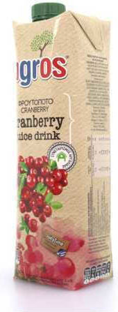 Agros Φρουτοποτό Cranberry 1000ml