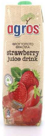 Agros Χυμός Φράουλα 1000ml