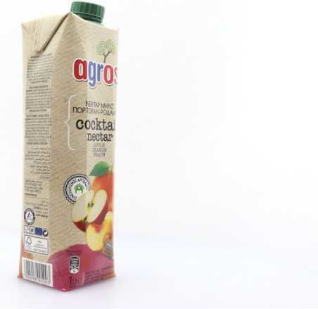 Agros Băutură din Fructe Suc Portocală / Măr / Piersică 1000ml 1buc